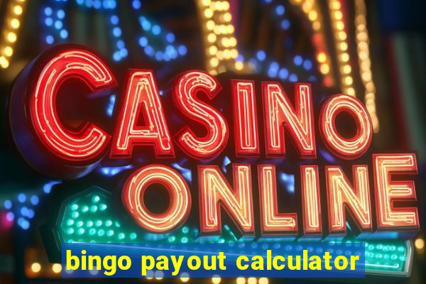 bingo payout calculator